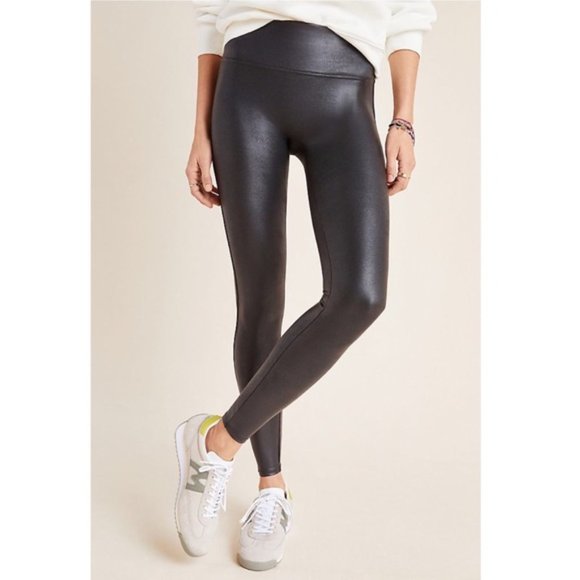 SPANX Pants - Spanx Faux Leather Leggings Black